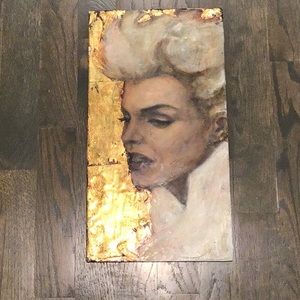 Marilyn Monroe Glamour Wall Art Pinup vtg goddess